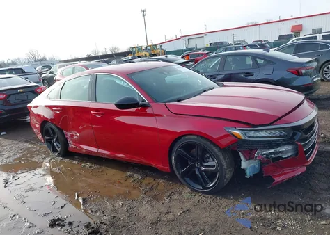 2022 Honda Accord Sport from USA, damaged, VIN 1HGCV1F37NA030458